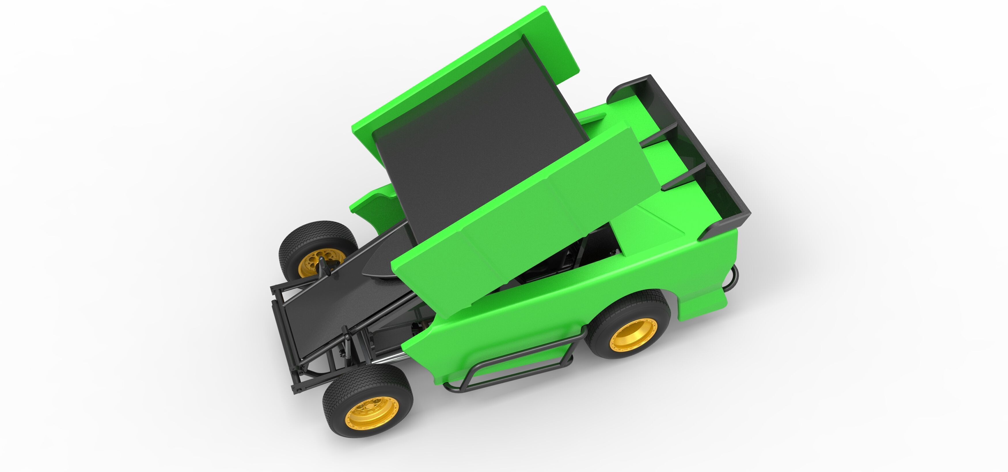 New Zealand Modified Stock car Version 2 Scale 1 to 25 3D print model_4