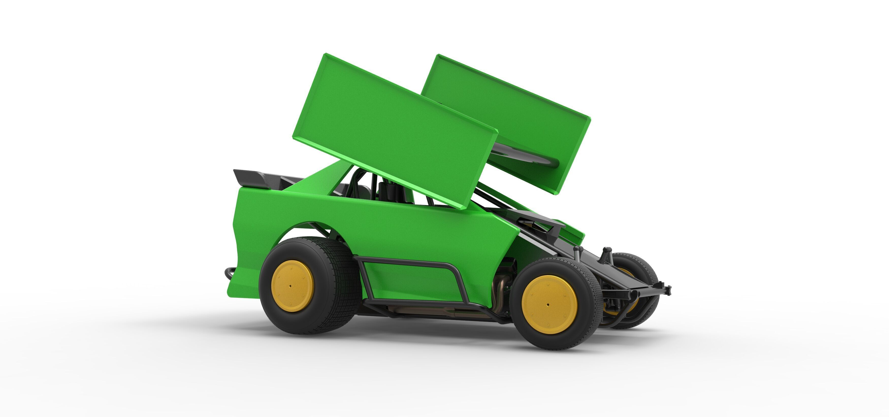 New Zealand Modified Stock car Version 2 Scale 1 to 25 3D print model_25