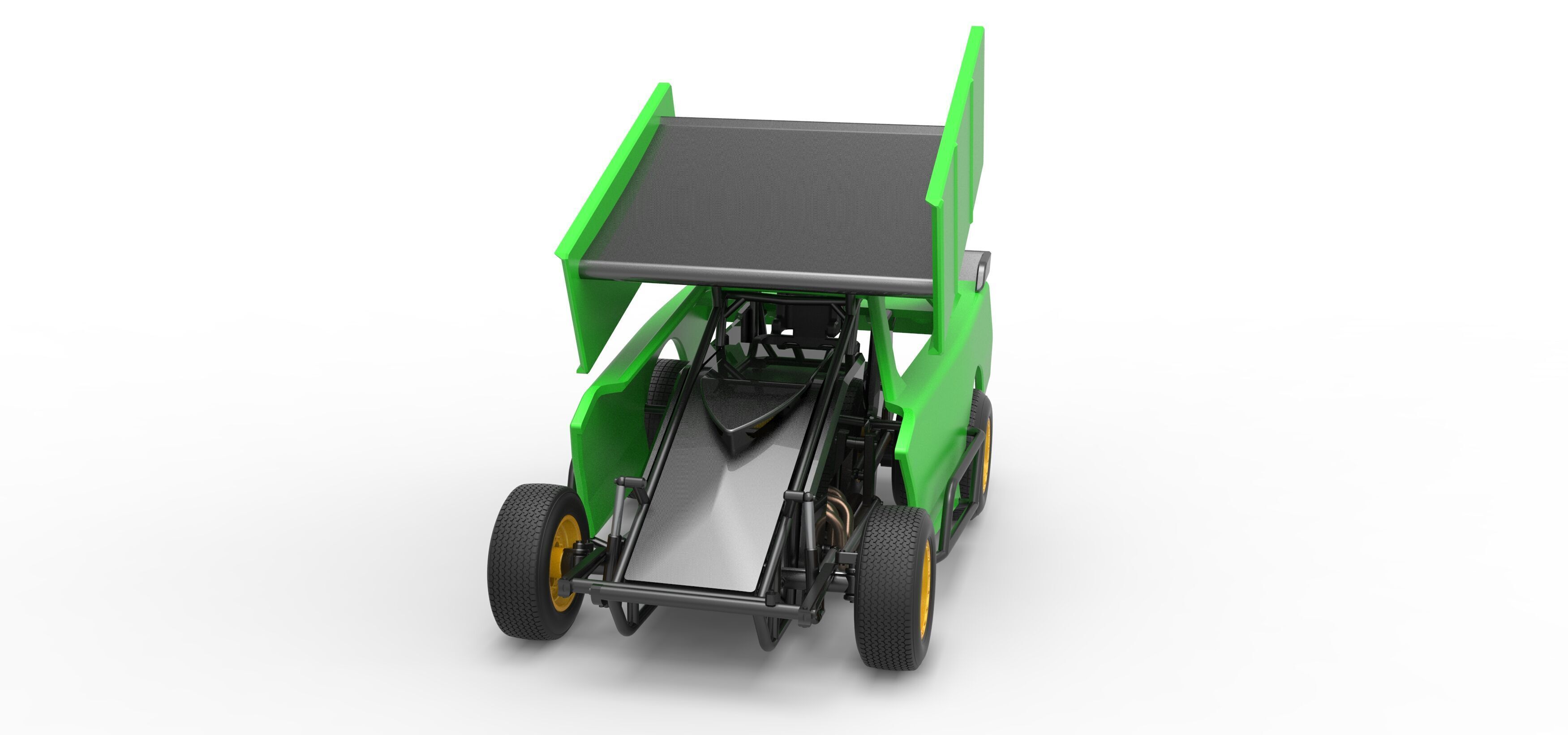 New Zealand Modified Stock car Version 2 Scale 1 to 25 3D print model_5