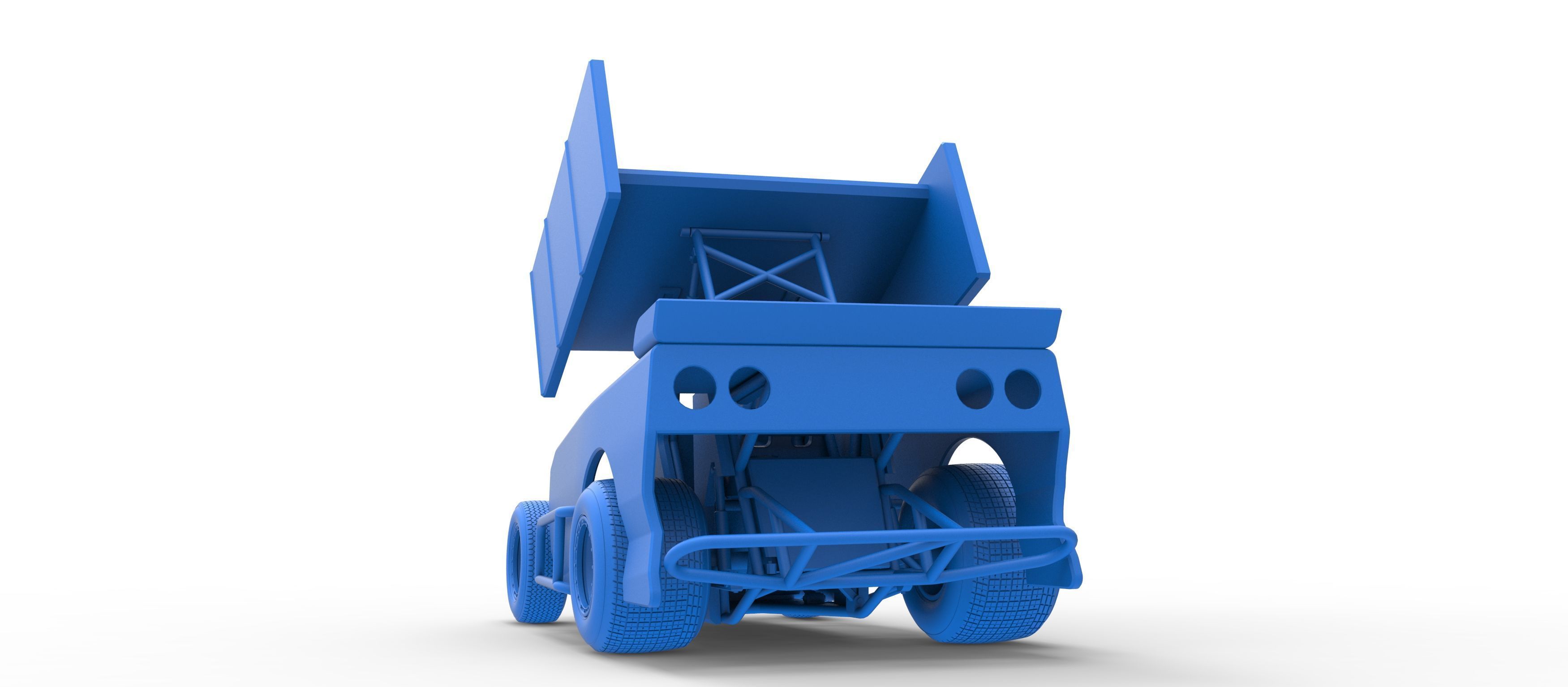 New Zealand Modified Stock car Version 2 Scale 1 to 25 3D print model_42