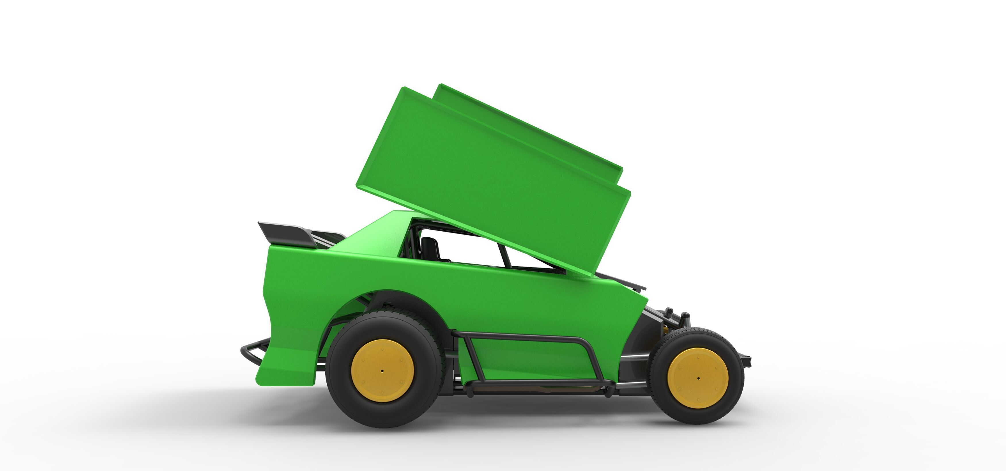 New Zealand Modified Stock car Version 2 Scale 1 to 25 3D print model_22