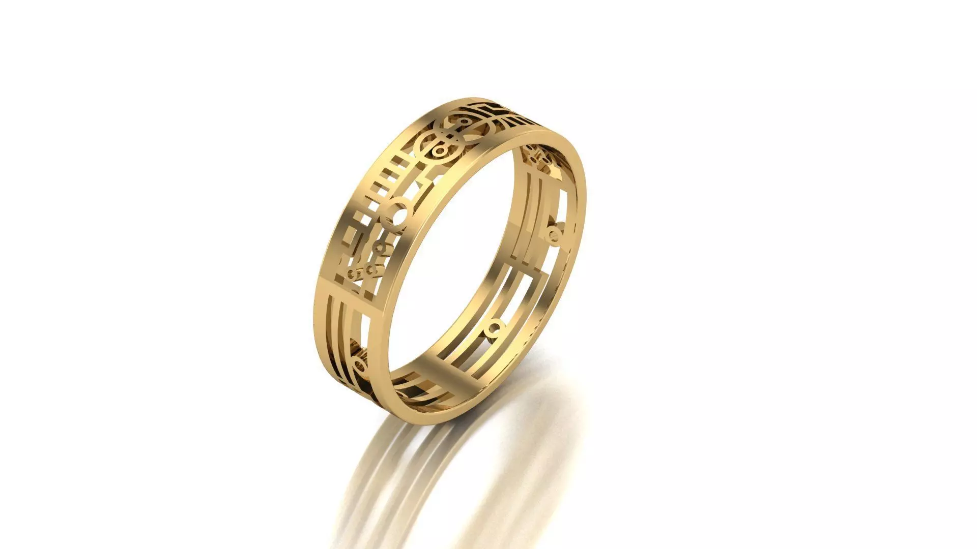 Anel Tecnologic 3D print model_0