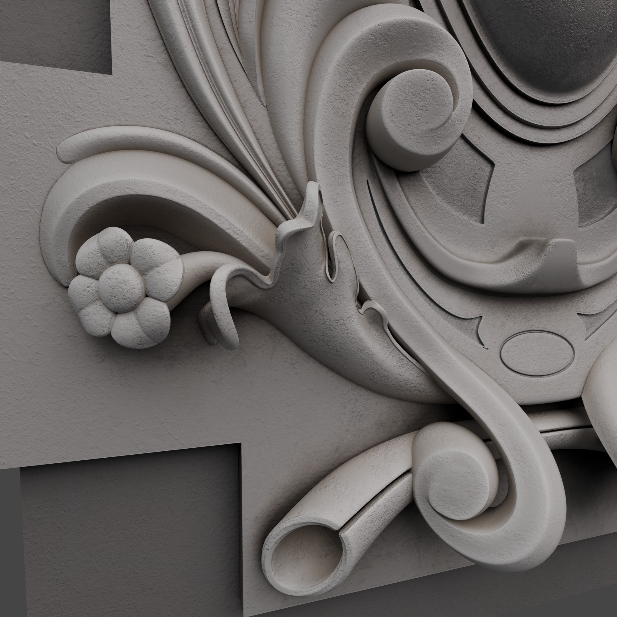 cartouche  3D model_4