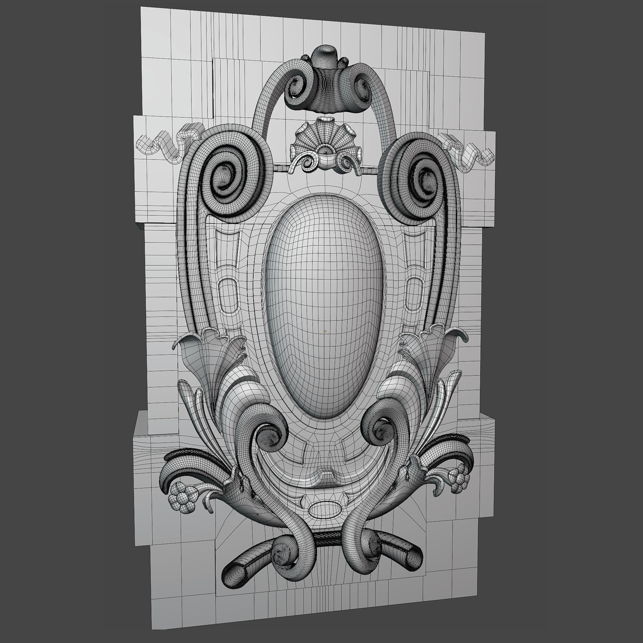 cartouche  3D model_6