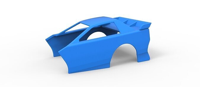 Shell of New Zealand Modified Stock car Version 2 Scale 1 to 25 3D print model
