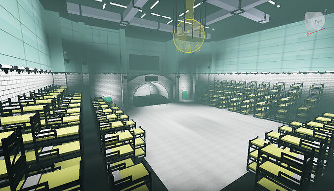 Mapa de squid games low poly  Low-poly 3D model