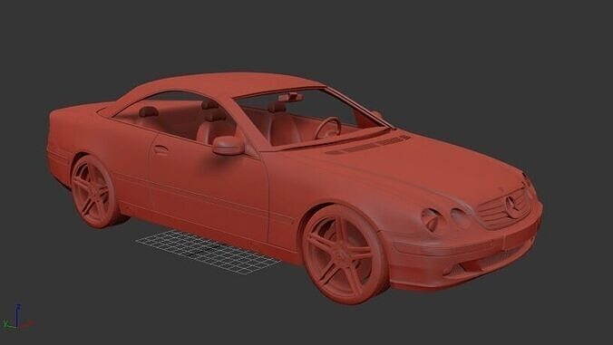 Mercedes Benz CL 2011 3D print model