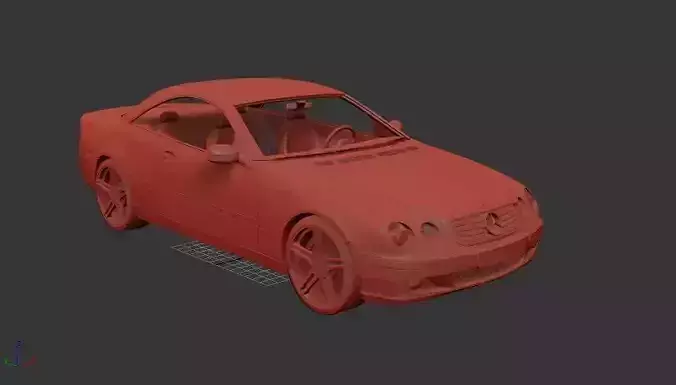 Mercedes Benz CL class coupe W215 2006