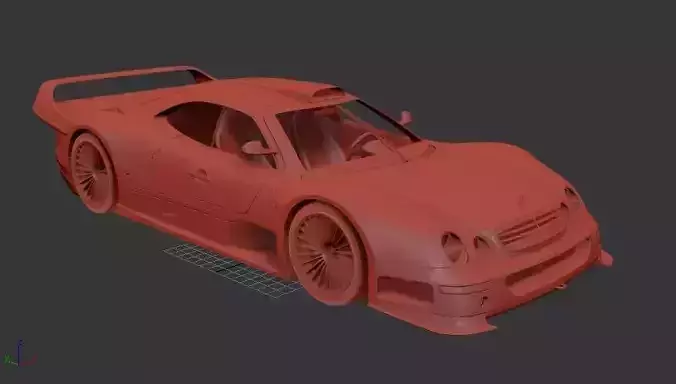 Mercedes Benz CLK class GTR AMG Road Version 1999