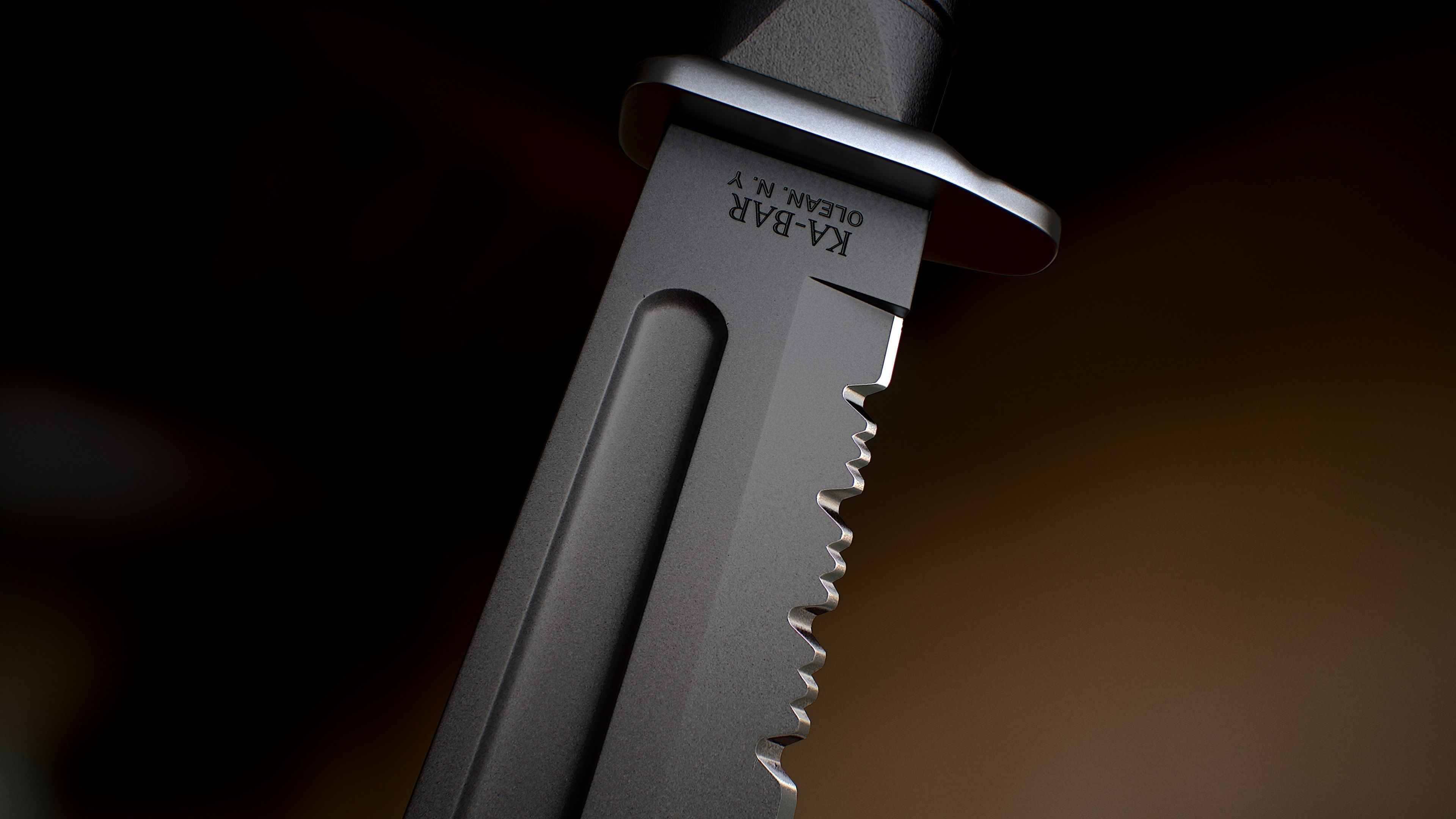 Kar-Bar  Knives Low-poly 3D model_10