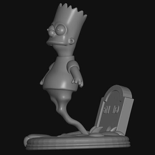 bart simpson figure 3D print model