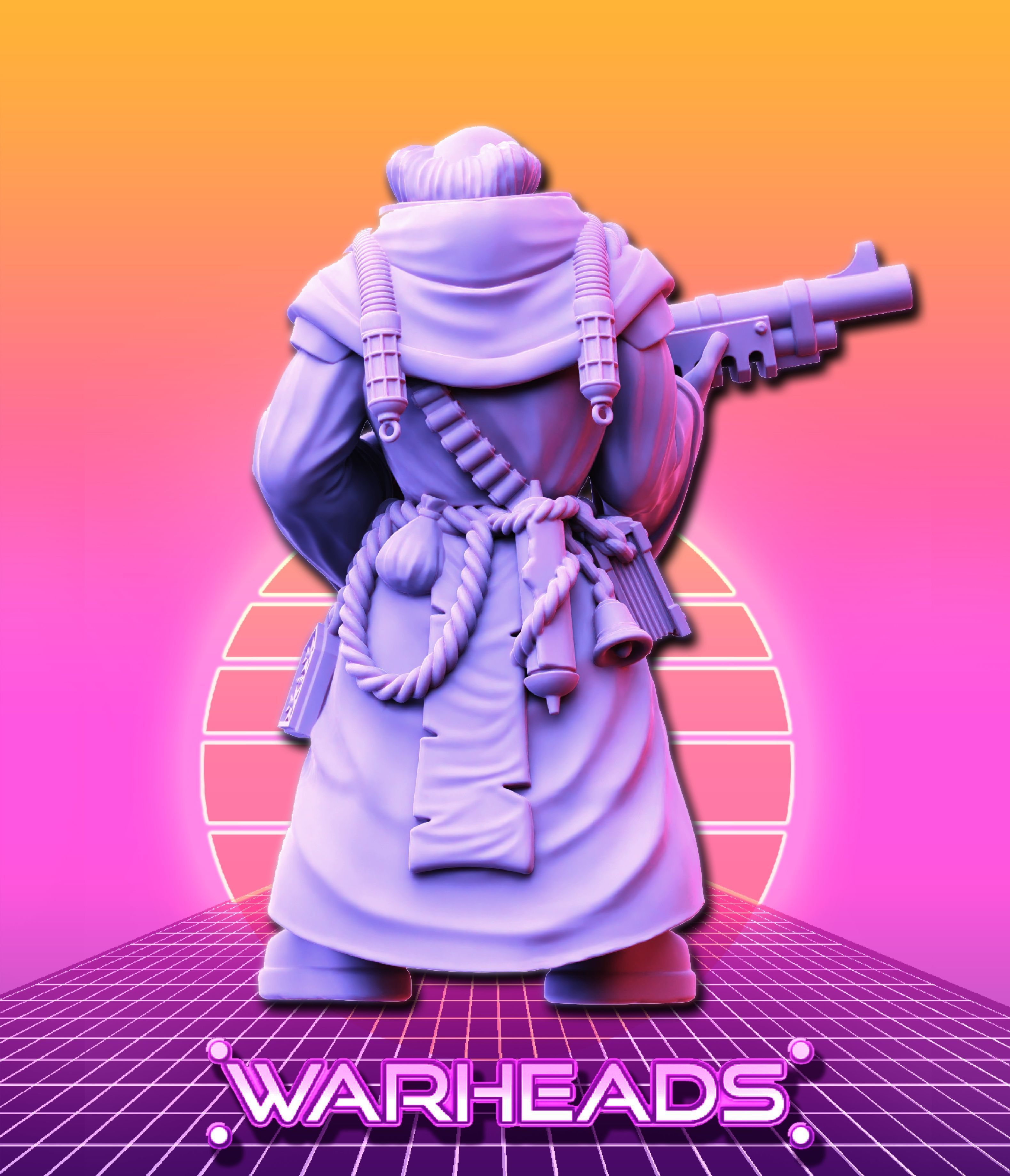 Father Thomas - the Pump Action Exorcist 3D print model_1