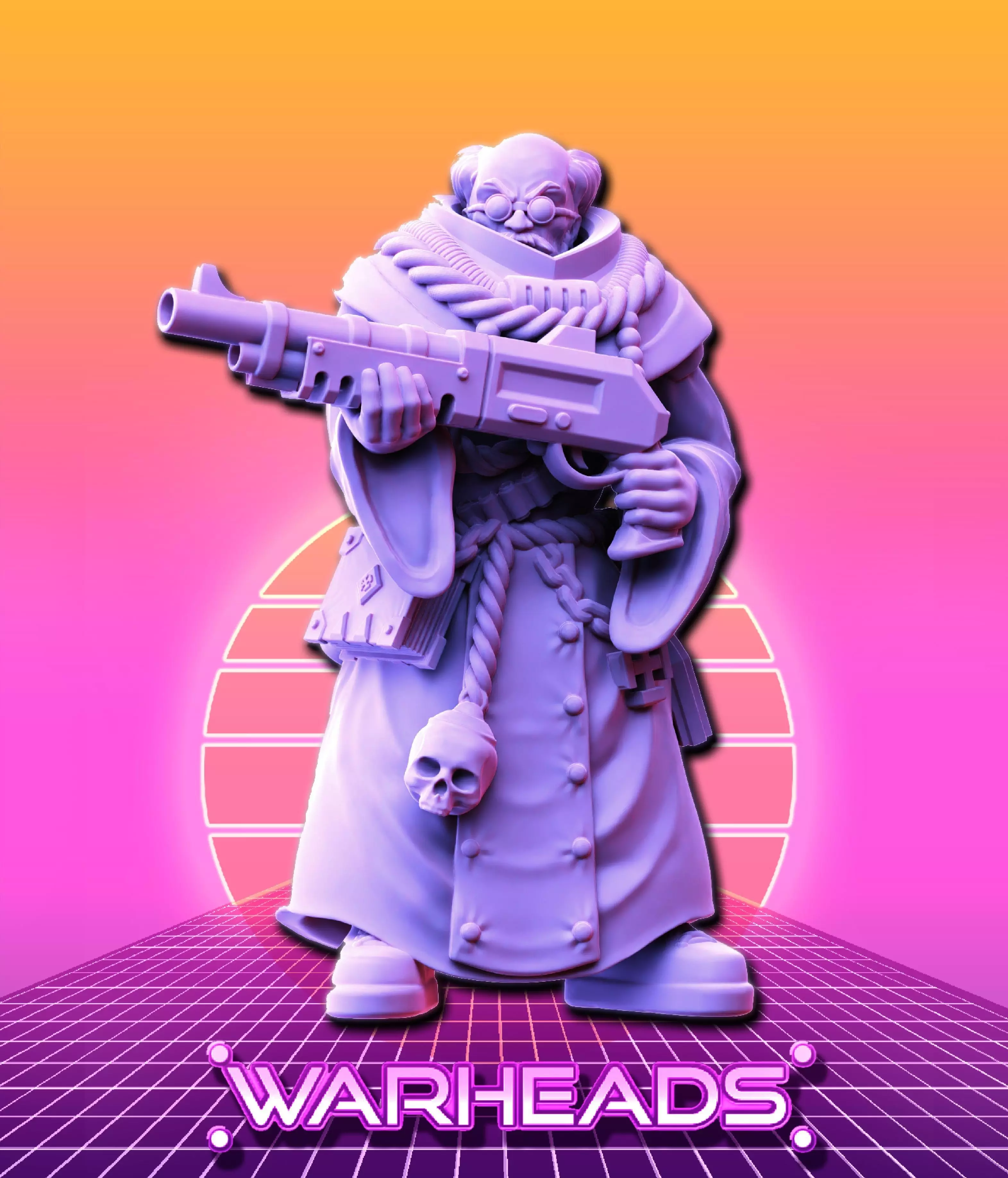 Father Thomas - the Pump Action Exorcist 3D print model_0