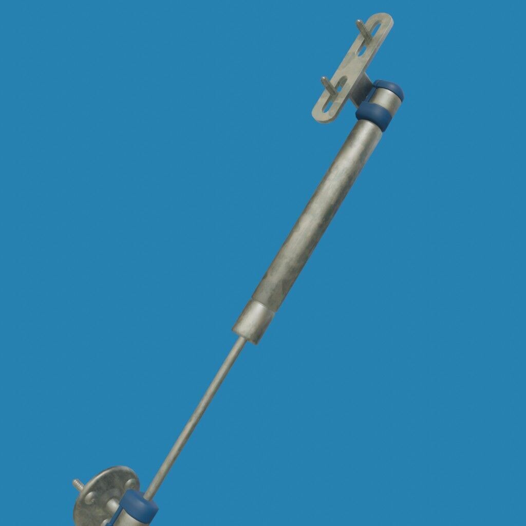 Hydraulic Piston 01 3D model_4