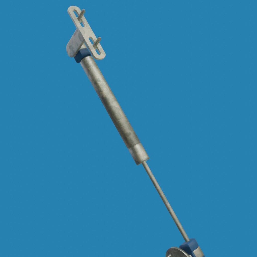 Hydraulic Piston 01 3D model_8