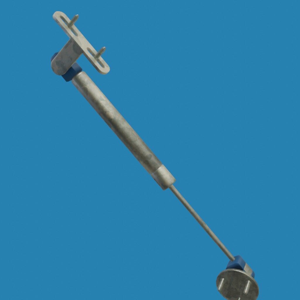 Hydraulic Piston 01 3D model_9