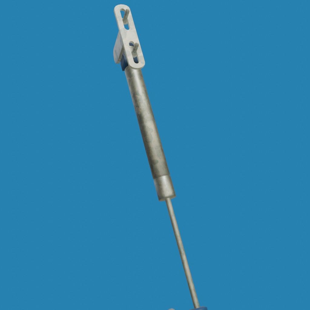 Hydraulic Piston 01 3D model_7