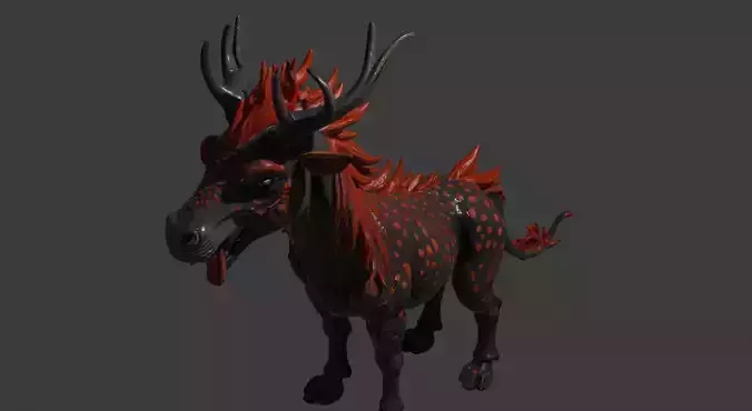 Cavalo fantasia 3D model