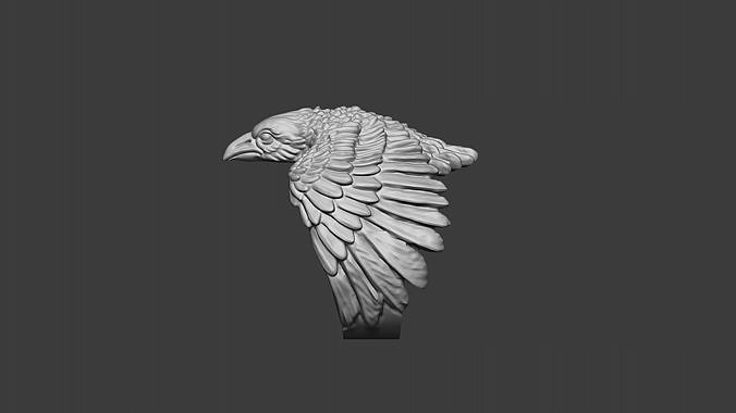 Eagle Ring 3D print model