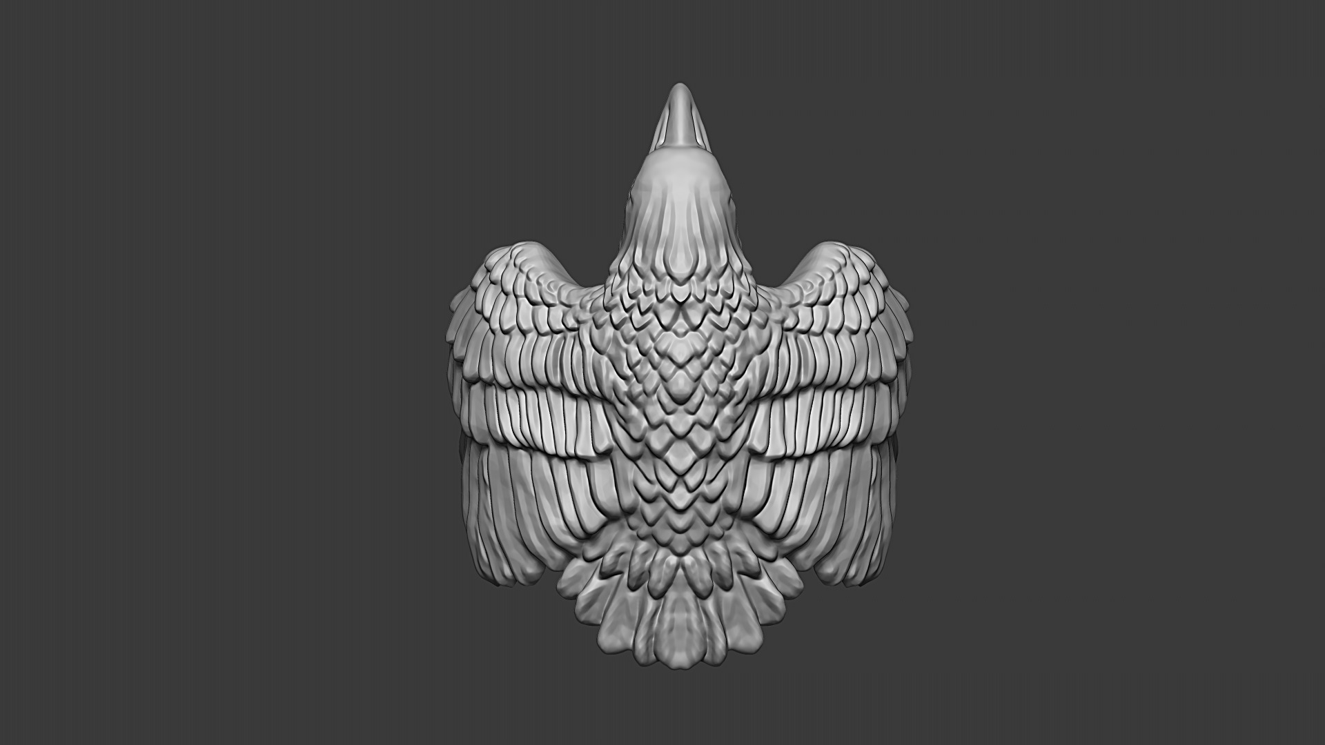 Eagle Ring 3D print model_5