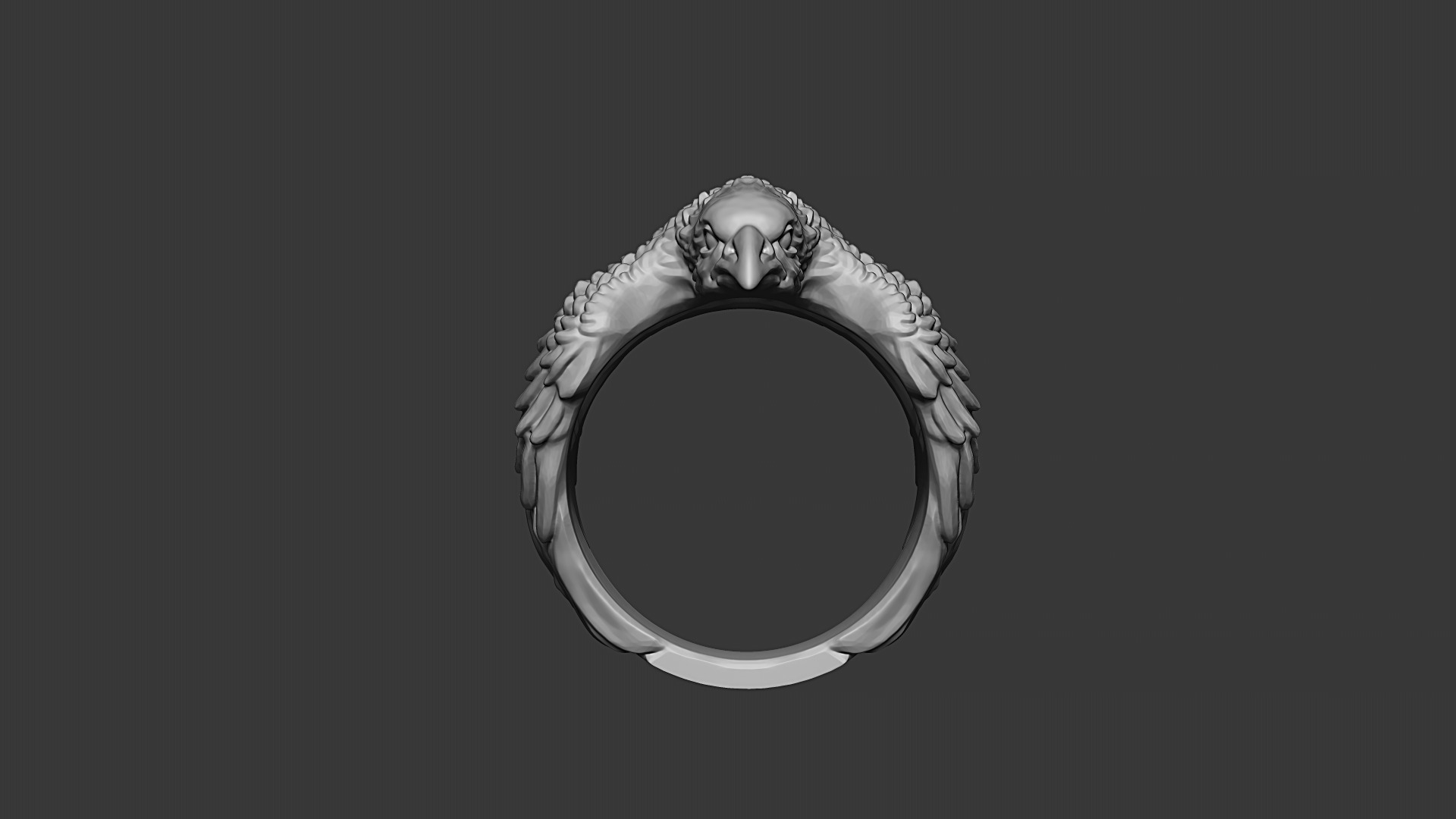 Eagle Ring 3D print model_1