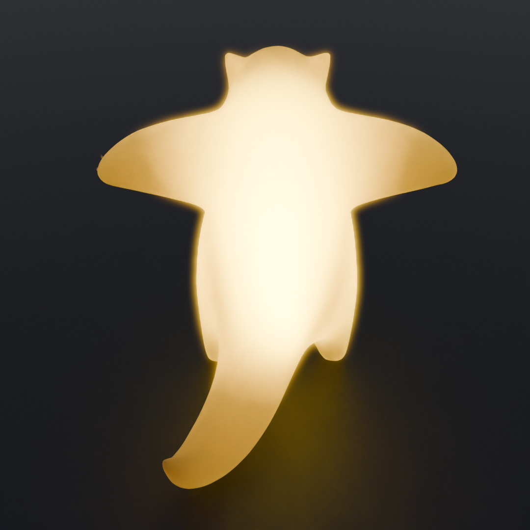 Indirect lighting of a menacing anteater Low-poly 3D model_3