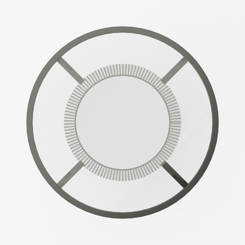 Bryant Side Table Dark Bronze 3D model_3