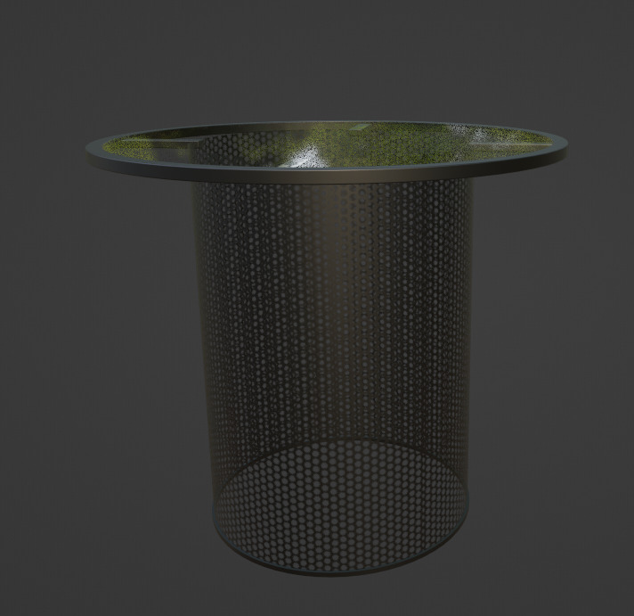 Bryant Side Table Dark Bronze 3D model_6