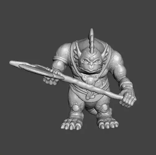 SLITHE MINIATURE MODEL FIGURE FOR FANTASY GAMES RPG DND 3D print model