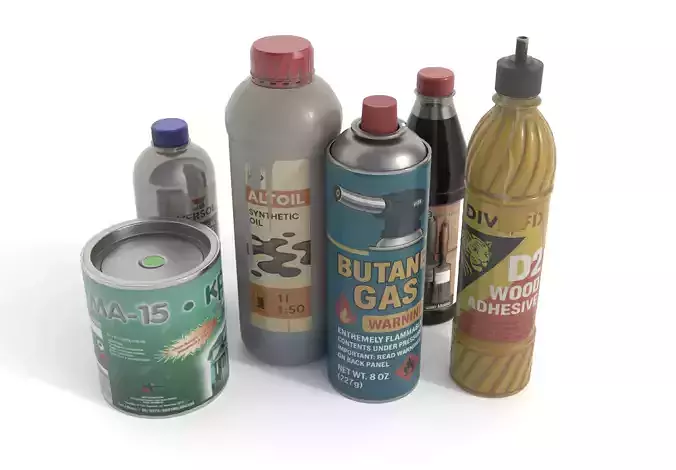 Industrial liquids and chemicals colection