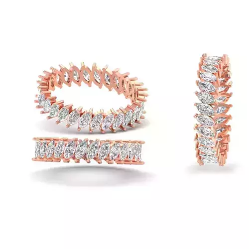 EMLR-009 MARQUISE SOLITAIRE DIAMOND RING 