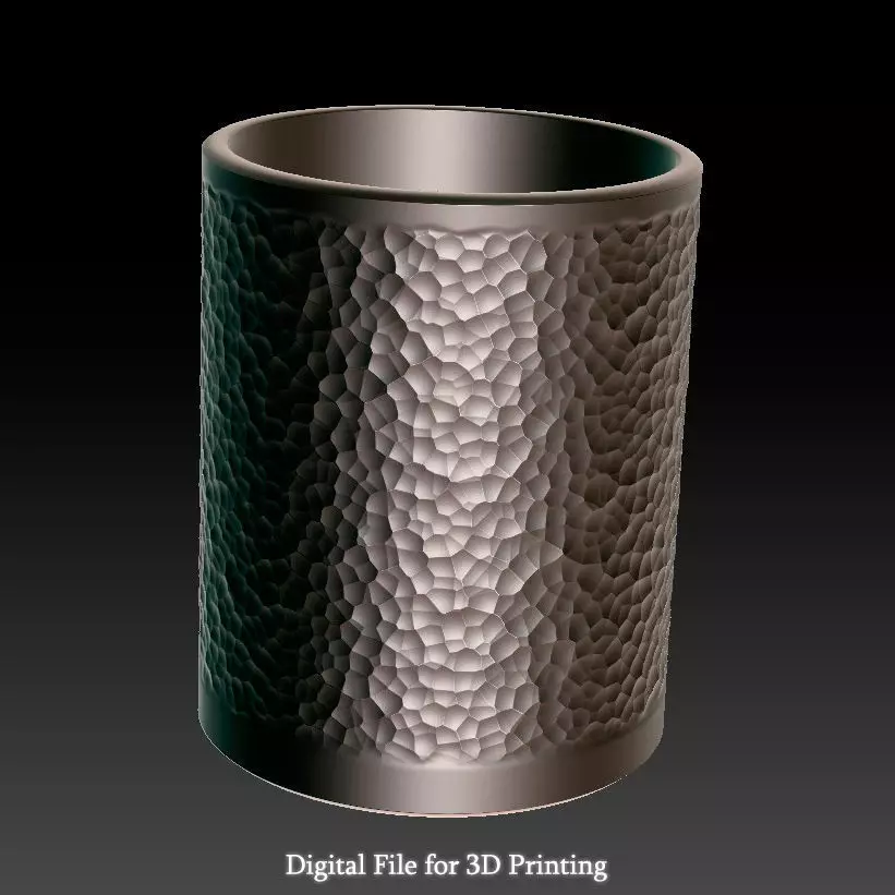 Faceted Cup for mini Cola Cans - Koozie Holder 3D print model