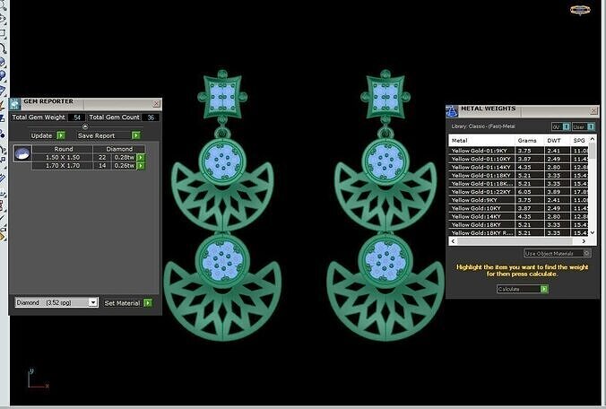 32 UNIQUE EARRING 3D print model