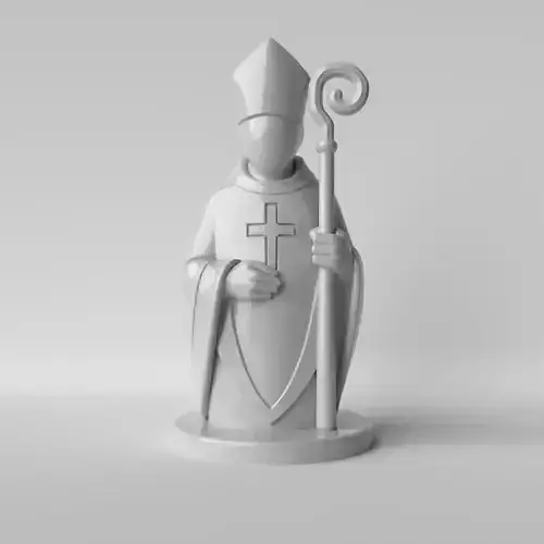 Catholic Bishop Catholic Pope Religious Sculpture