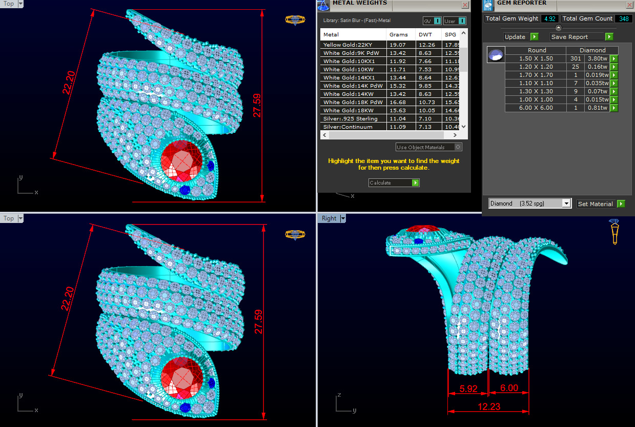 Snake Ring - N714745A 3D print model_7