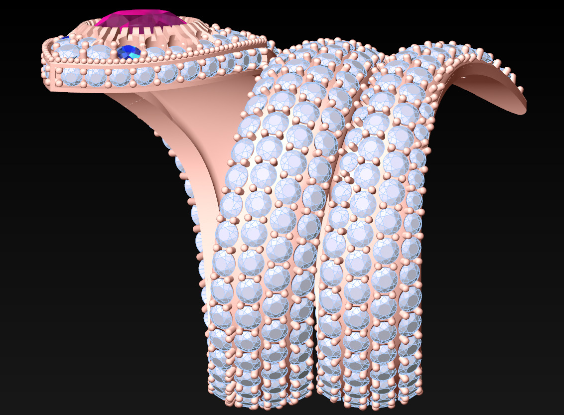 Snake Ring - N714745A 3D print model_10