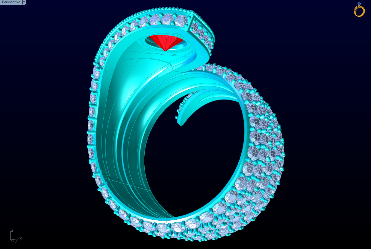 Snake Ring - N714745A 3D print model_8