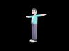 Stylized 3D Male Tour Guide Character - Cartoon Travel Host 3D model_1