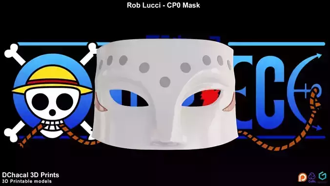 Rob Lucci - CP 0 Mask - One piece