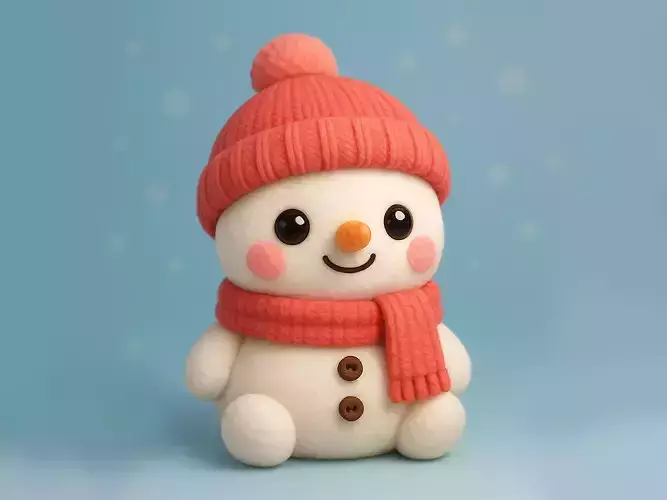 Snowman Decor 3D print model Snowman Decor 3D print model