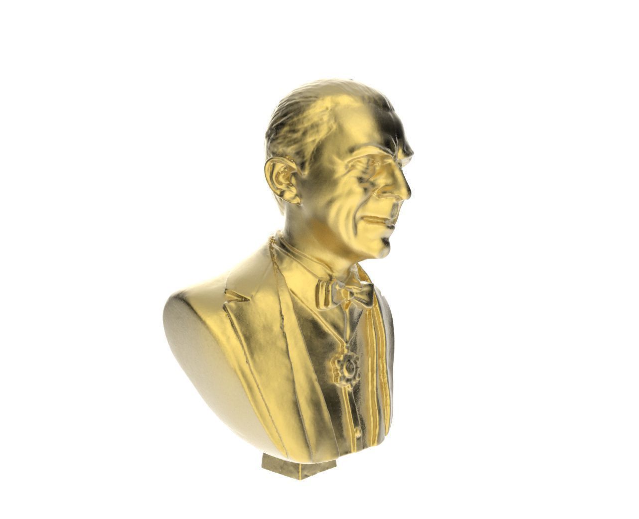 Scanned Dracula Torso 3D print model_4