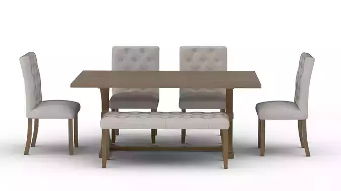 Modern Wooden Dining Set