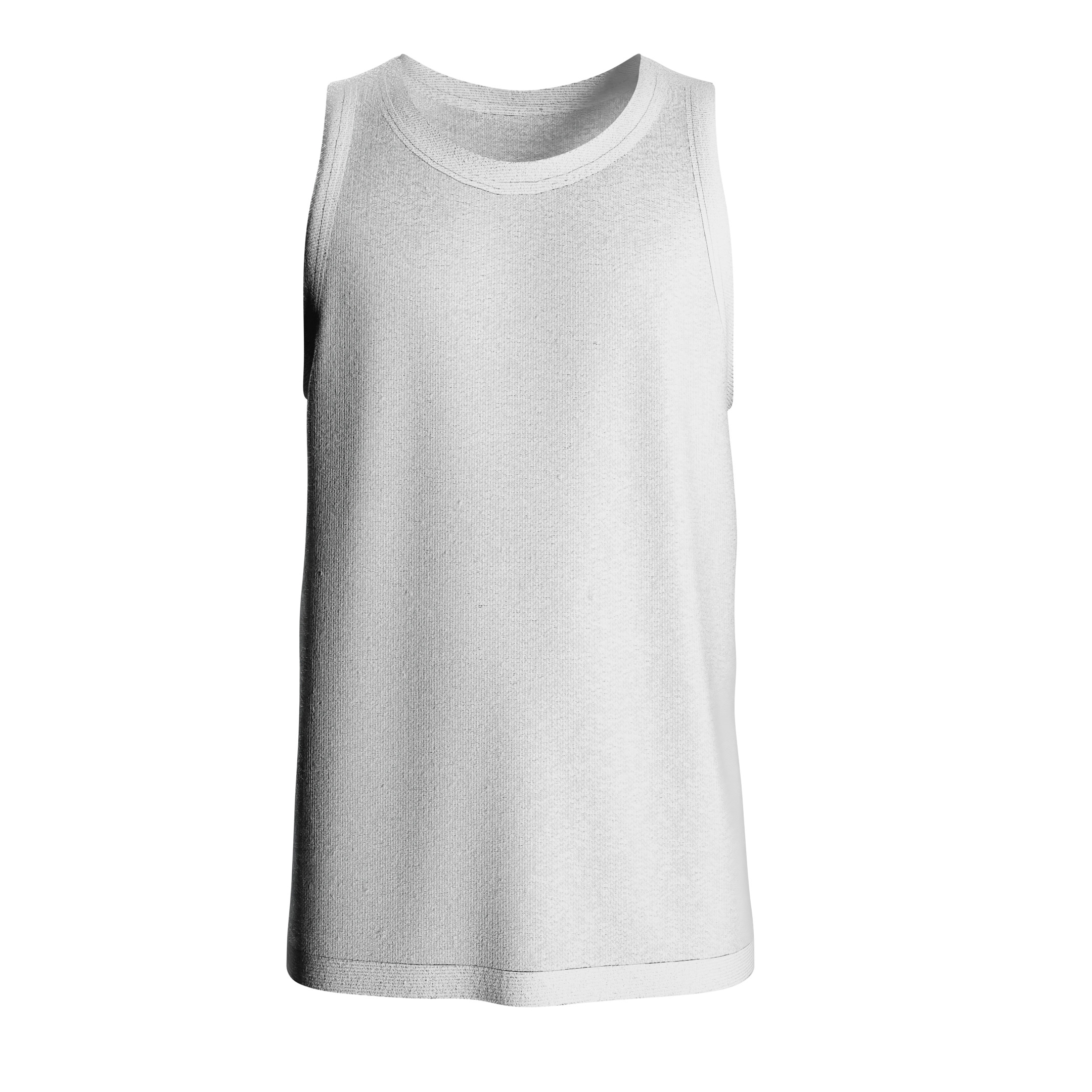 low poly singlet Tank Top Low-poly 3D model_3