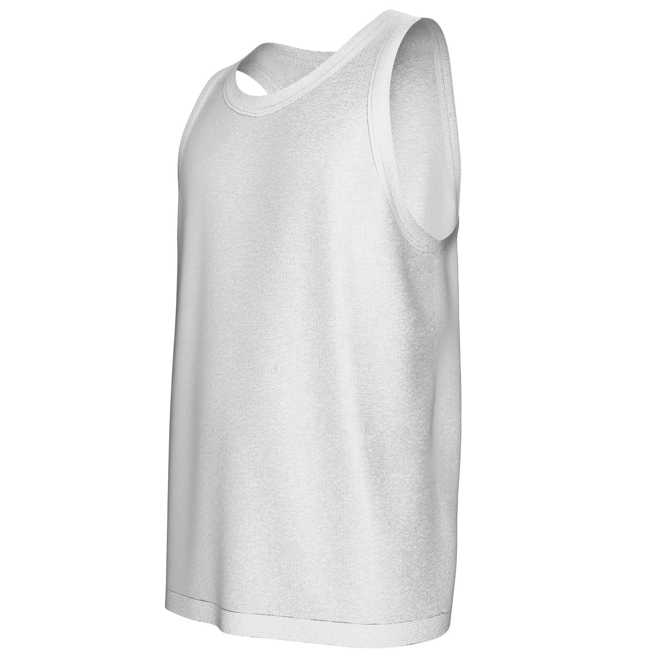 low poly singlet Tank Top Low-poly 3D model_1