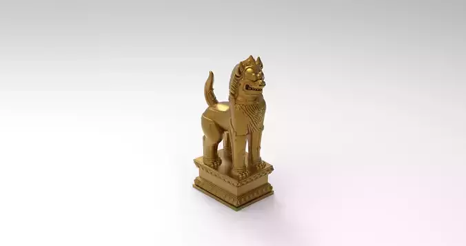 lion angkor Scupture khmer