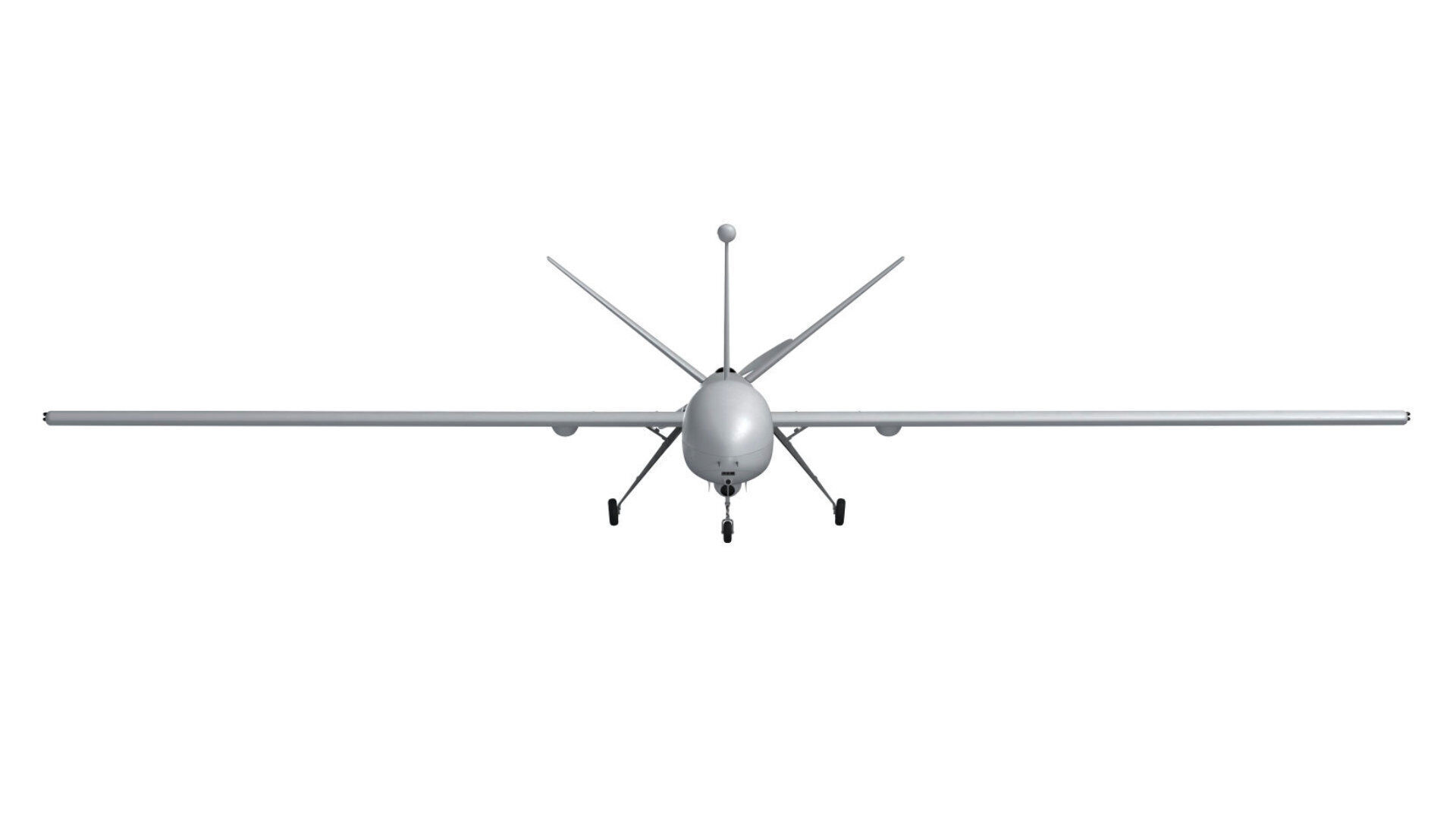 Elbit Hermes 900 UAV Israel military drone 3D model_9