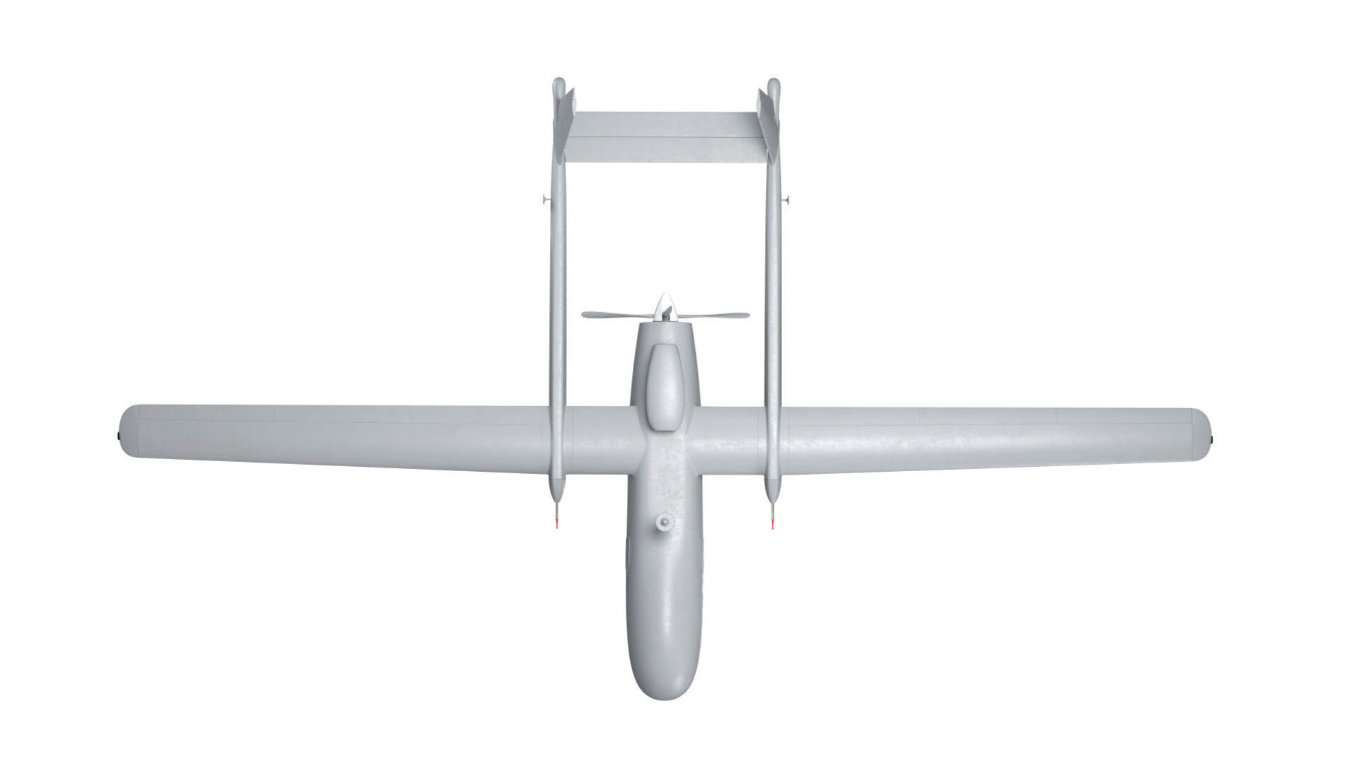 UAV Heron TP Israel Aerospace Industries drone 3D model_6