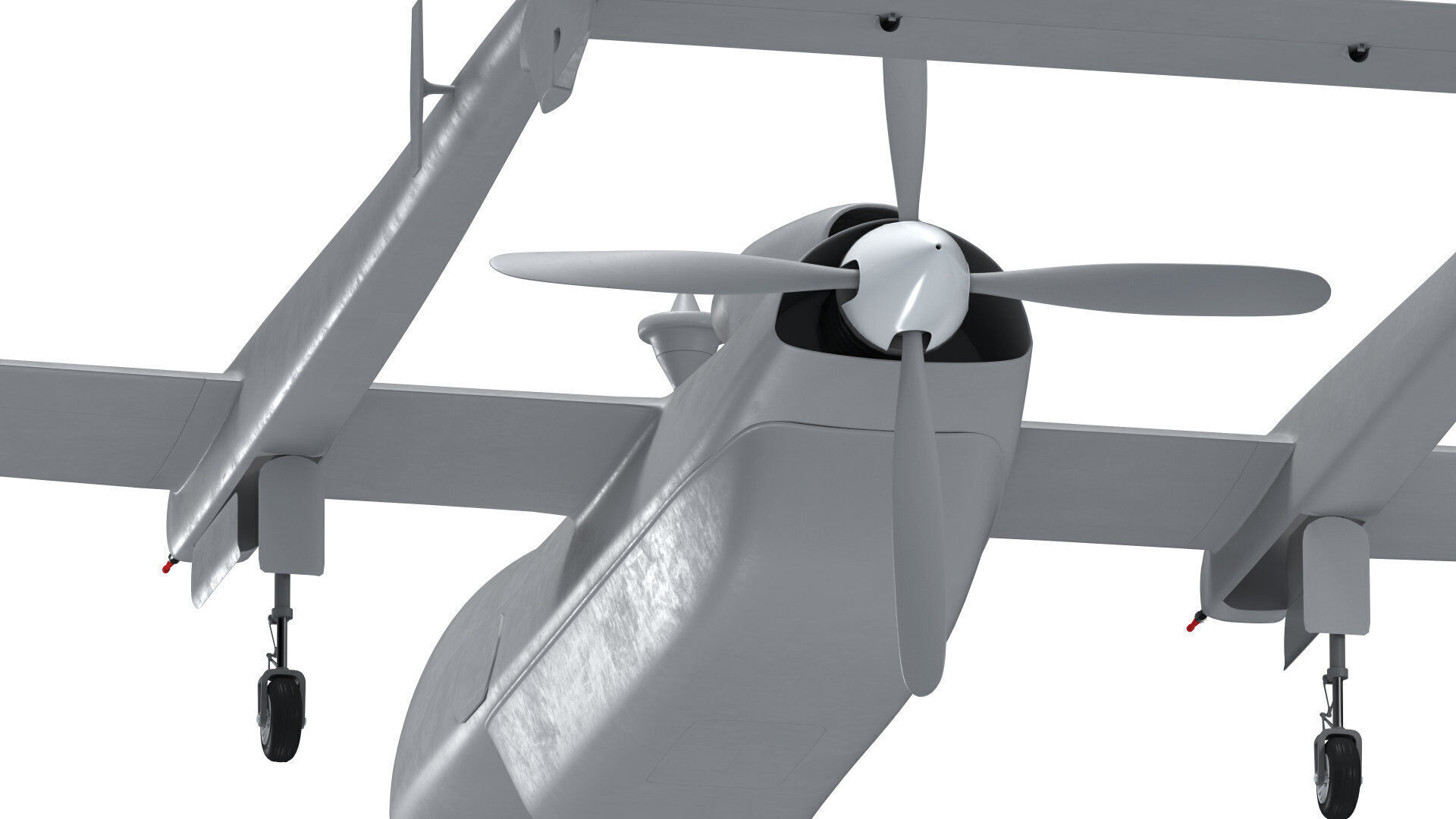 UAV Heron TP Israel Aerospace Industries drone 3D model_4