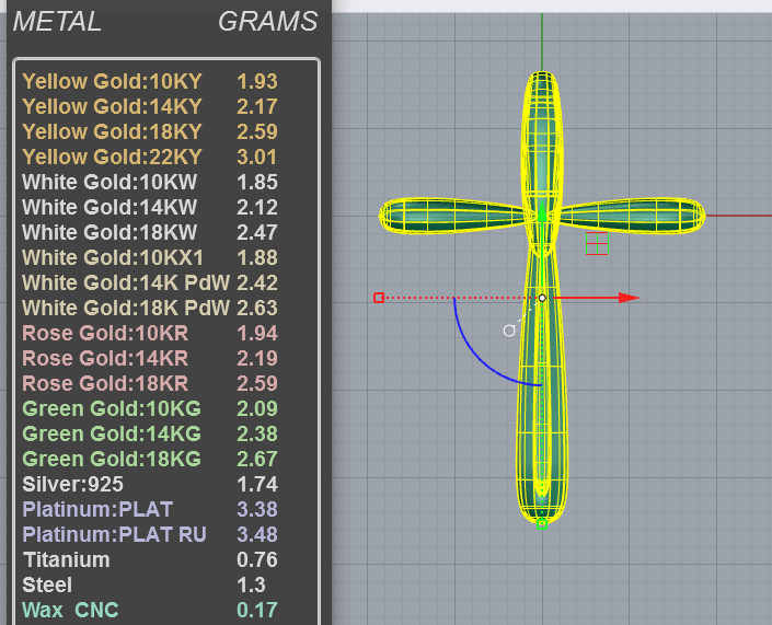 Elegant Simple Cross Necklace 3D print model_2