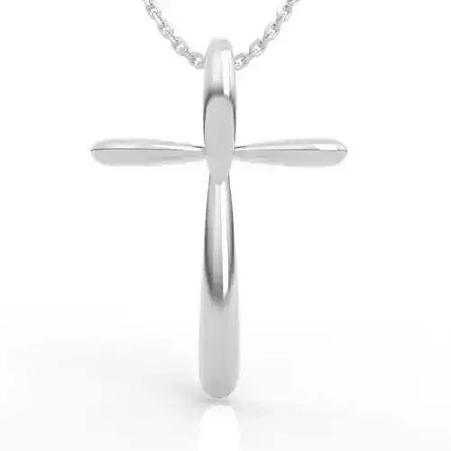 Elegant Simple Cross Necklace